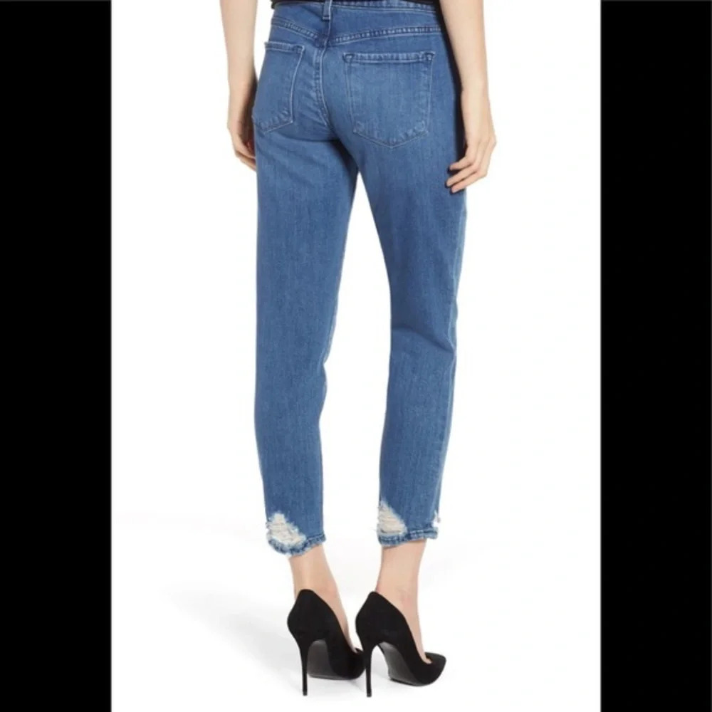 J Brand Sadey Mid Rise Slim Straight Crop Jean - Picture 8 of 11